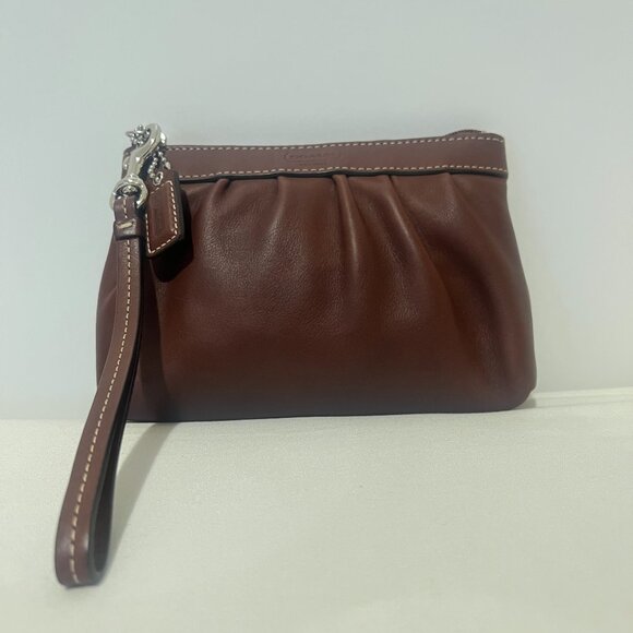 Coach Vintage Wristlet Wallet Clutch Brown - Picture 1 of 6